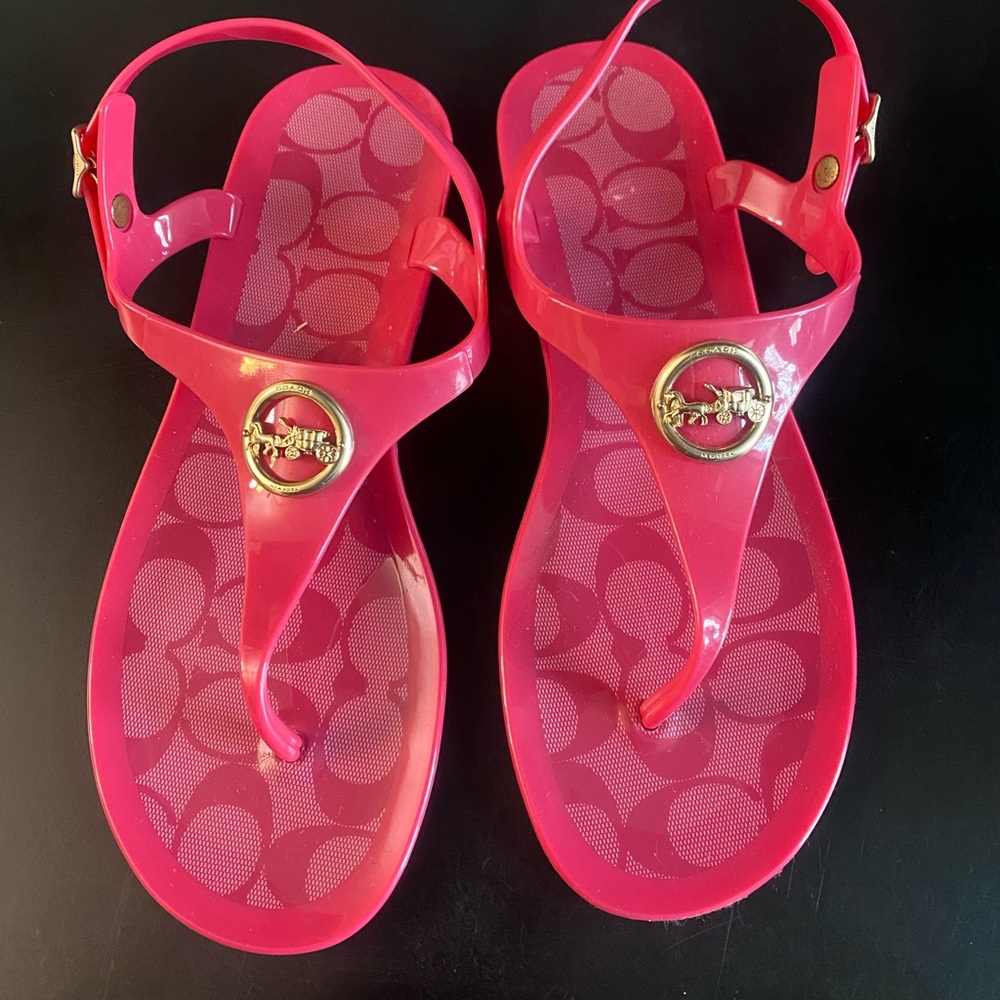 Coach Jelly Sandals